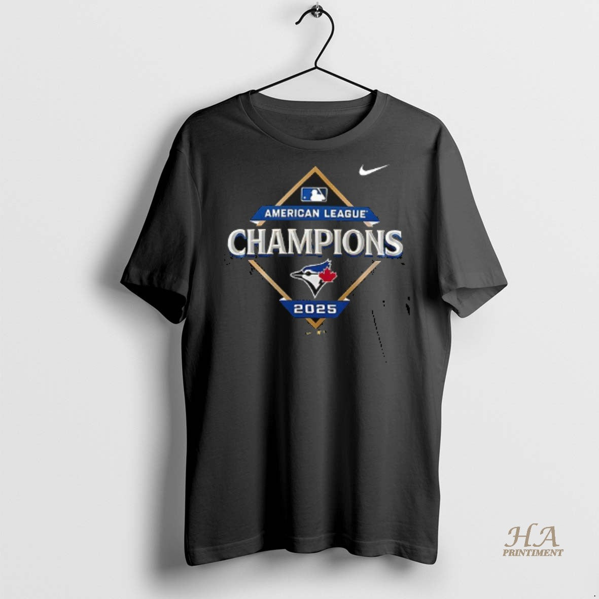 Official Toronto Blue Jays Want It All American League Champions Golden Logo Shirt