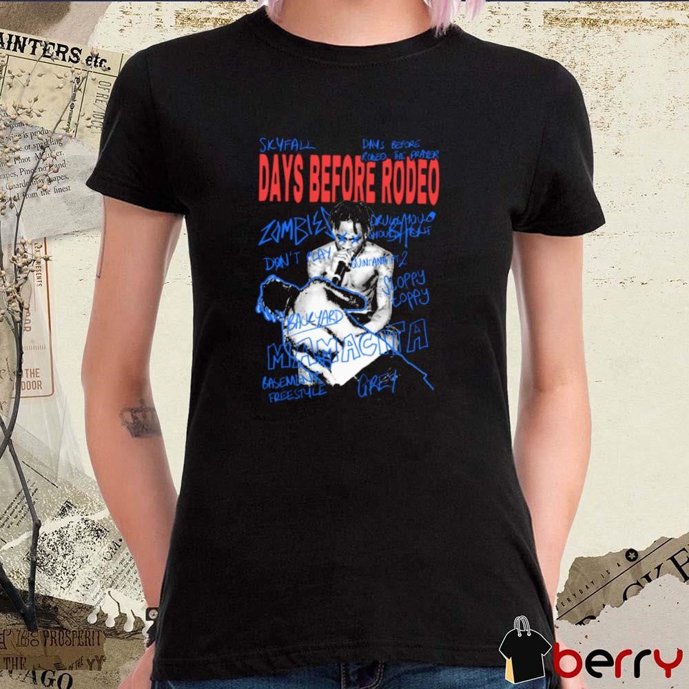 Travis Days Before Rodeo Skyfall Zombie Sketchbook t-shirt