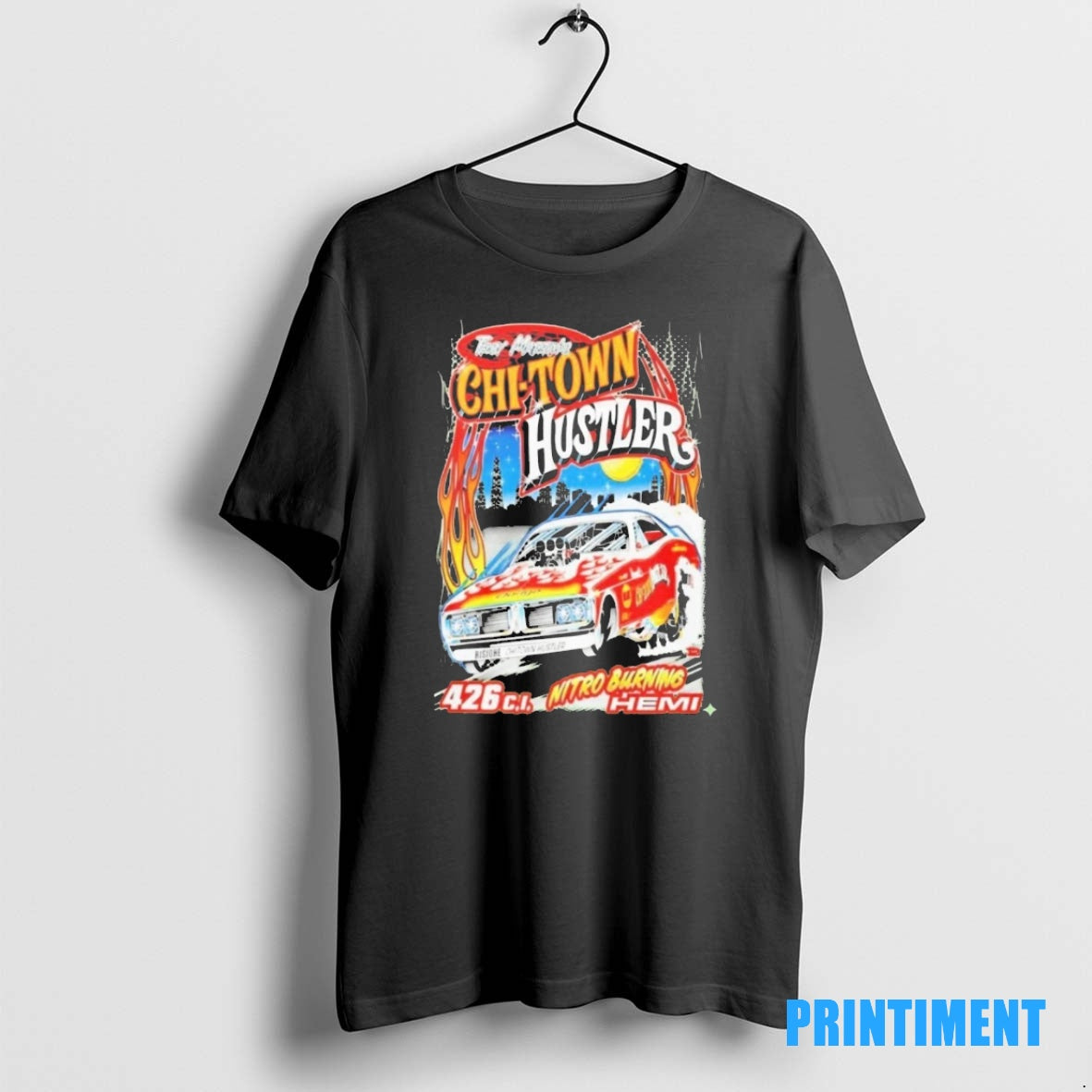 Official Troy Martins Chi Town Hustler Nitro Burning Hemi 2025 Tee Sweater