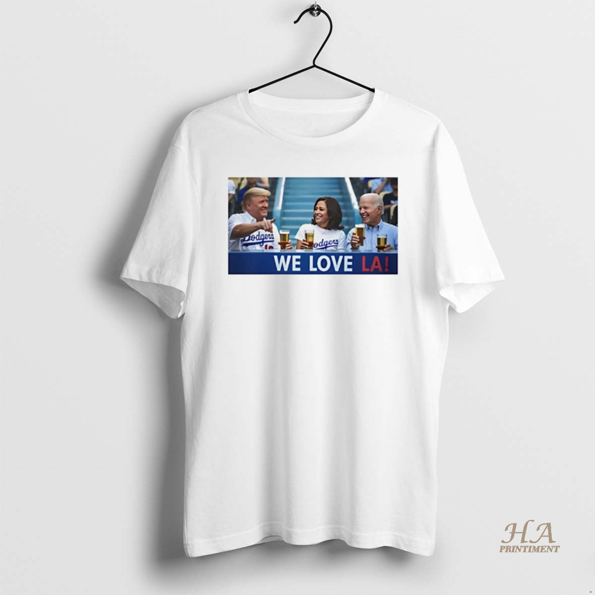 Official Trump Biden Kamala Love La Dodger Christmas