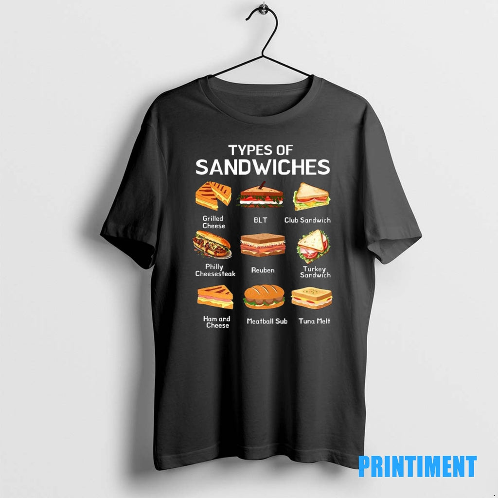 Official Types Of Sandwich Tee Sweater