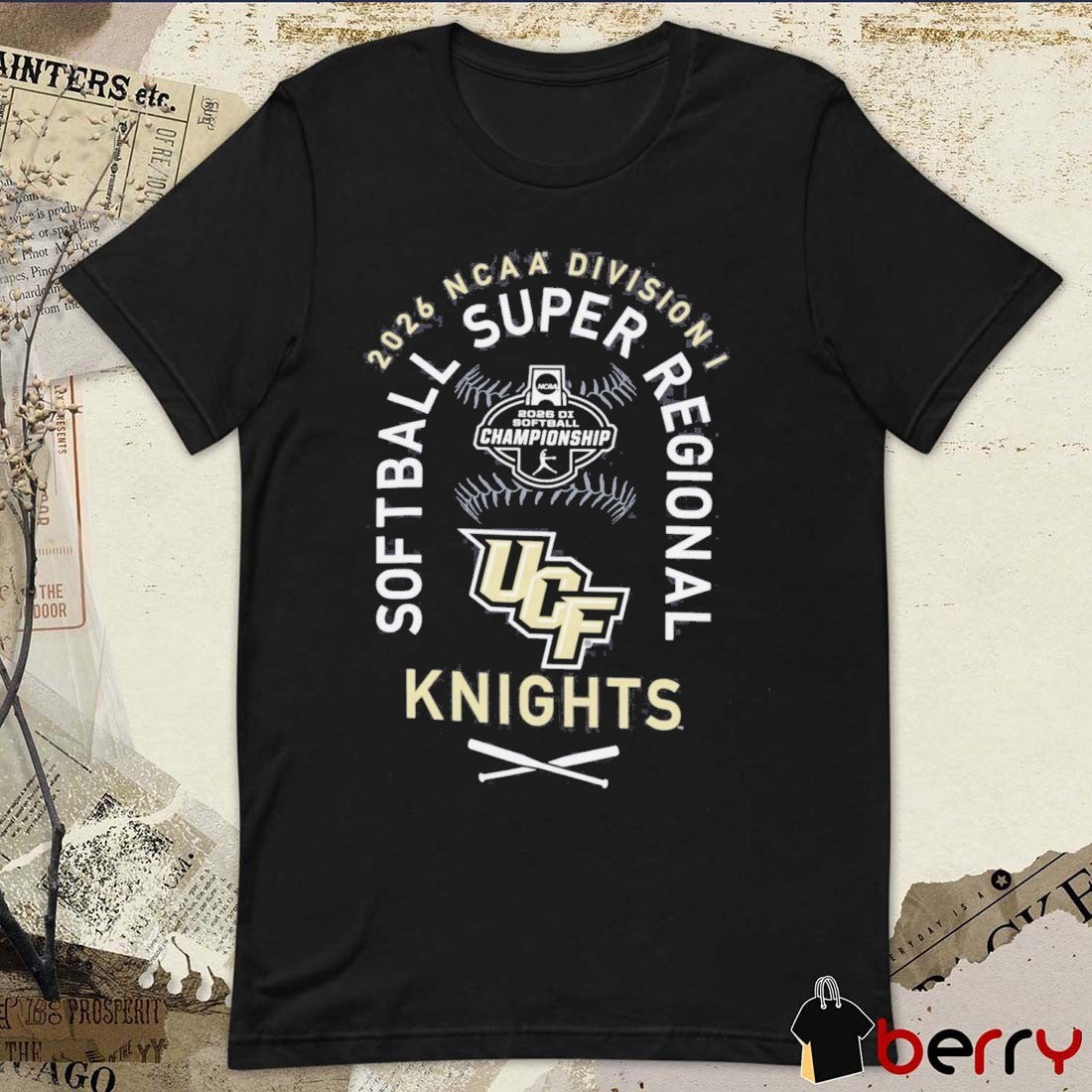 UCF Knights 2026 NCAA Division I Softball Super Regionals Champion t-shirt