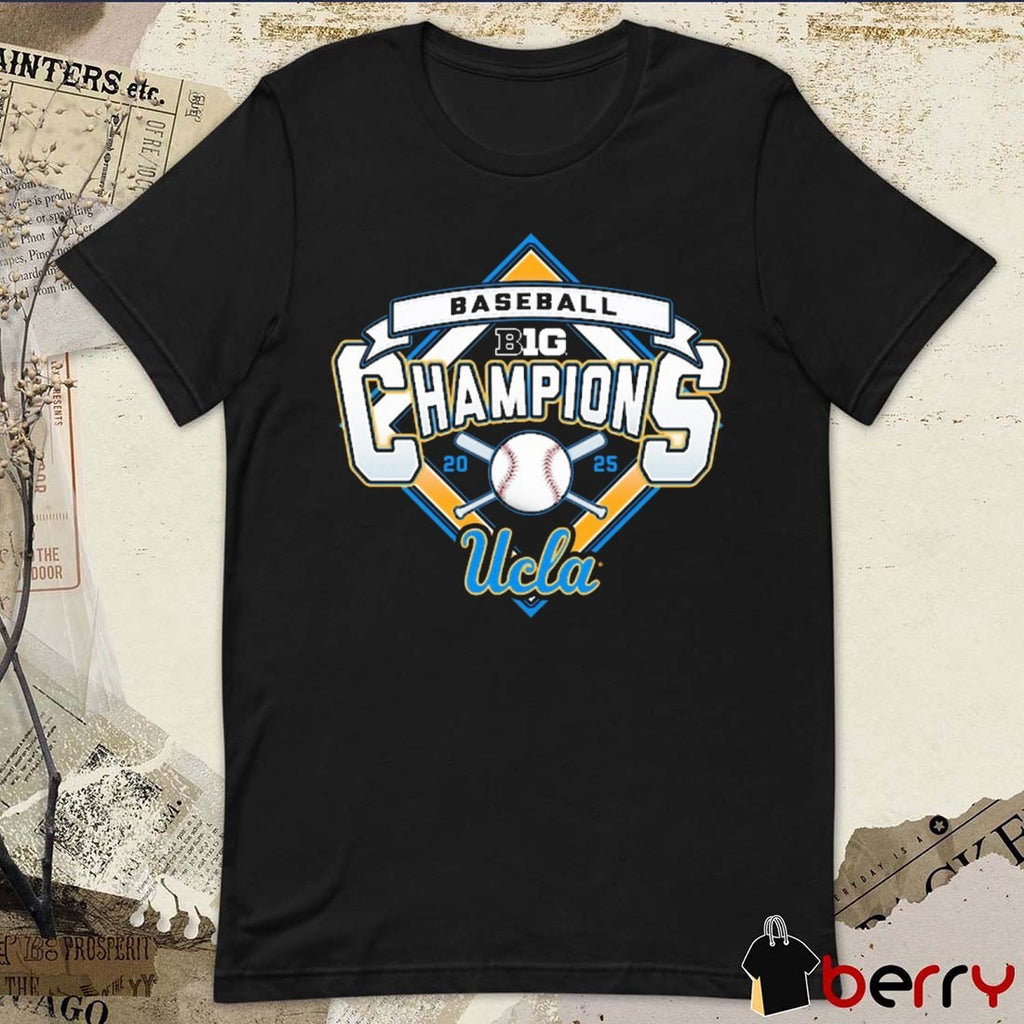 UCLA Bruins Big Ten Baseball Regular Season Champions NCAA 2025 t-shirt