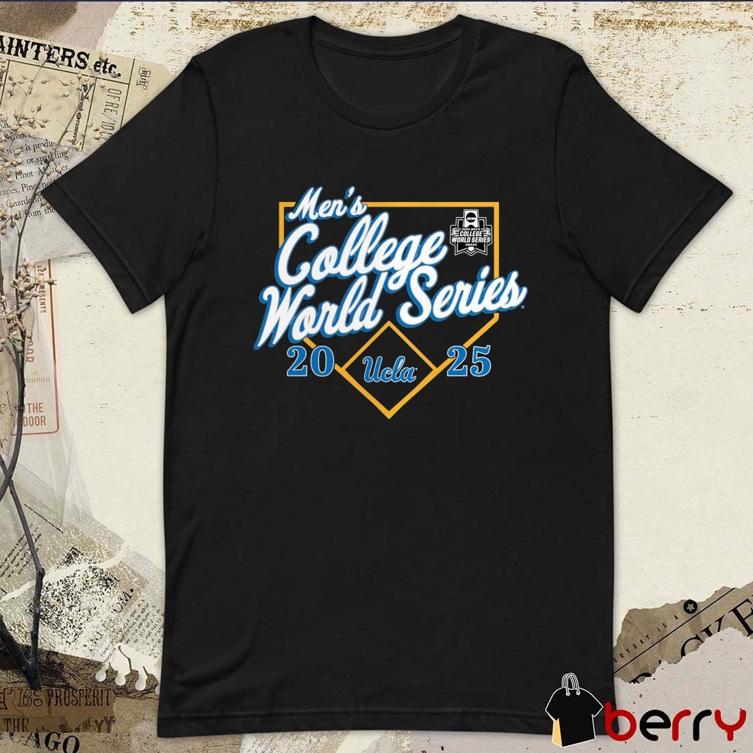 UCLA Bruins NCAA Baseball Men’s College World Series Bullpen Ace 2025 t-shirt