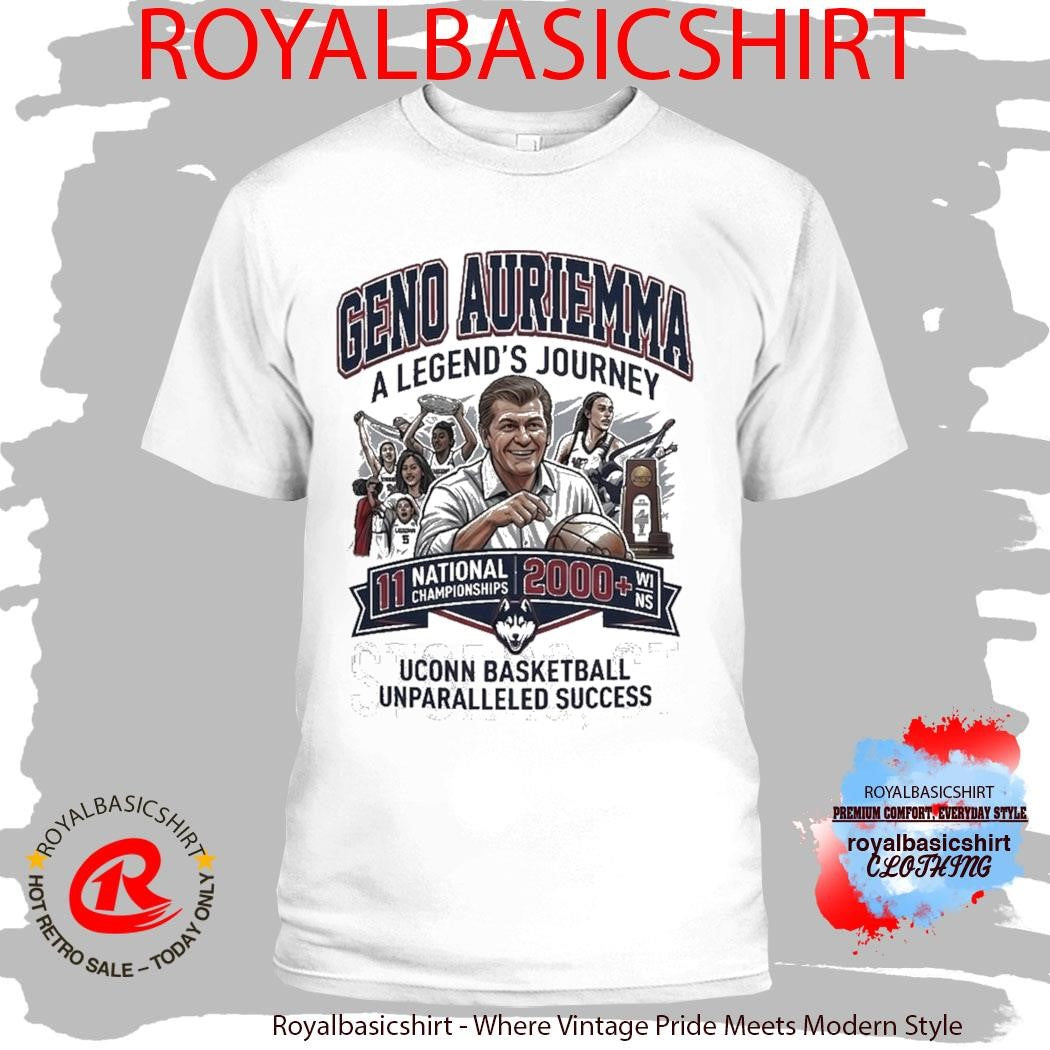 UConn Coach Geno Auriemma Sport Shirt