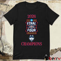UConn Huskies 2026 NCAA Men’s March Madness Final Four Indianapolis Champions Logos t-shirt