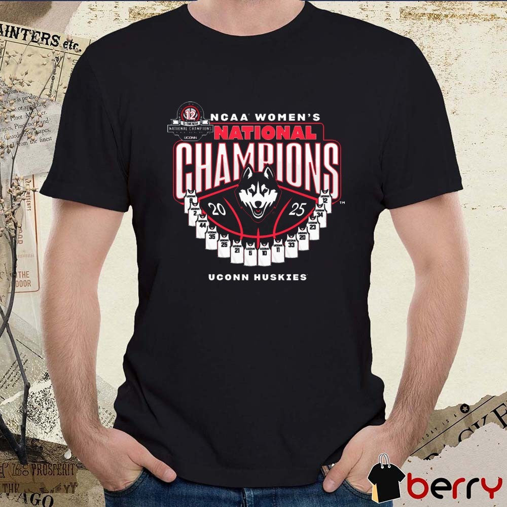 UConn Huskies NCAA Women’s Basketball National Champions Jersey Madness t-shirt