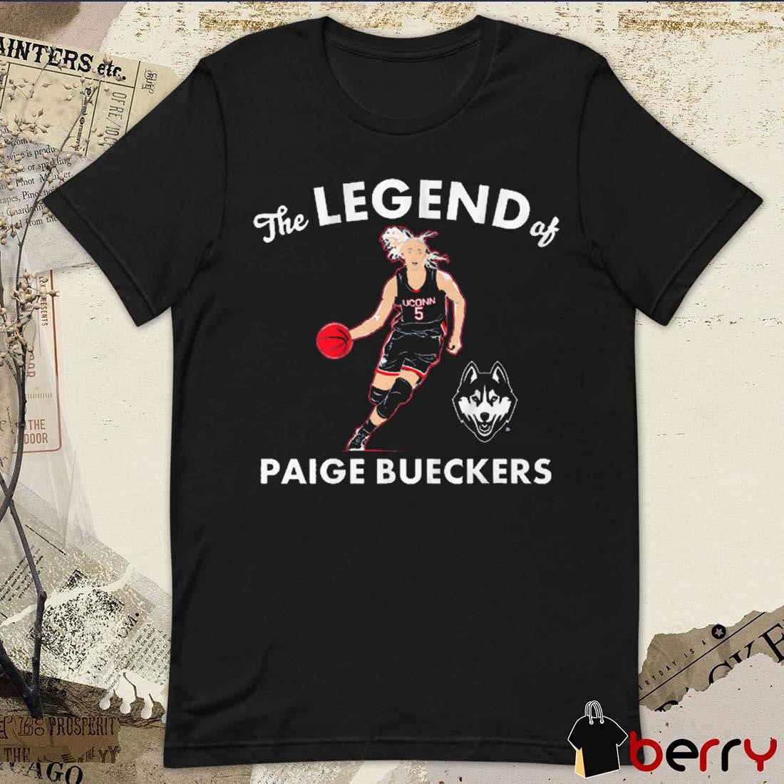 UConn Huskies The Legend of Paige Bueckers Graphic 2025 t-shirt