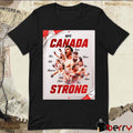 UFC Canada Strong Mike Malott, Charles Jourdain, Jamie Siraj, Melissa Croden and Mandel Nallo Poster t-shirt