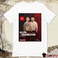 UFC Fight Night Allen Vs Shahbazyan Middleweight Bout June 6, 2026 Poster t-shirt