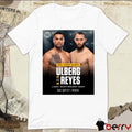 UFC Fight Night Carlos Ulberg and Dominick Reyes Light Heavyweight Bout September 27th 2025 Perth, Australia Poster t-shirt