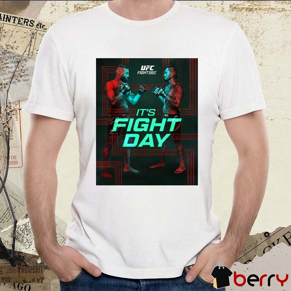 UFC Fight Night Vegas 109 Roman Dolidze and Anthony Hernandez It’s Fight Day August 9, 2025 Poster t-shirt