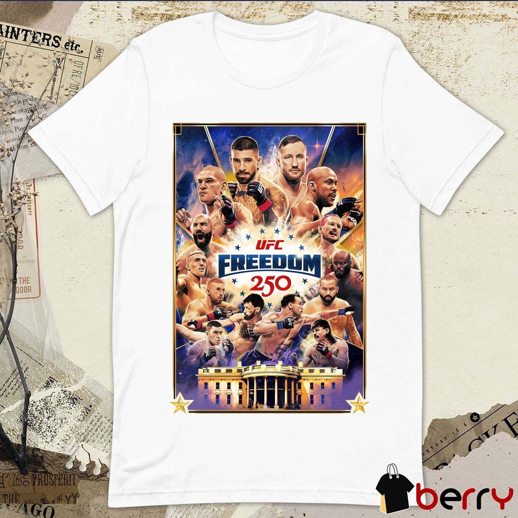 UFC Freedom 250 Crypto x Ram Trucks Poster t-shirt