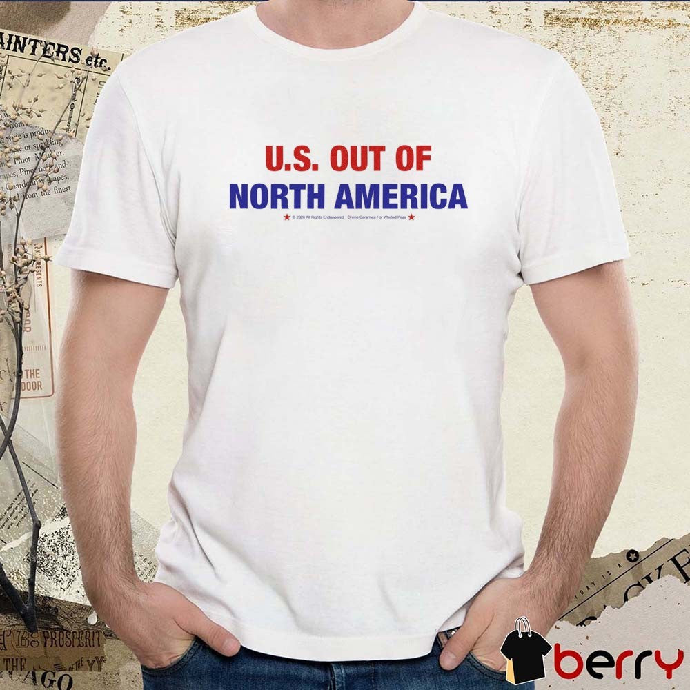 US Out Of North America Nobody For President 2026 t-shirt