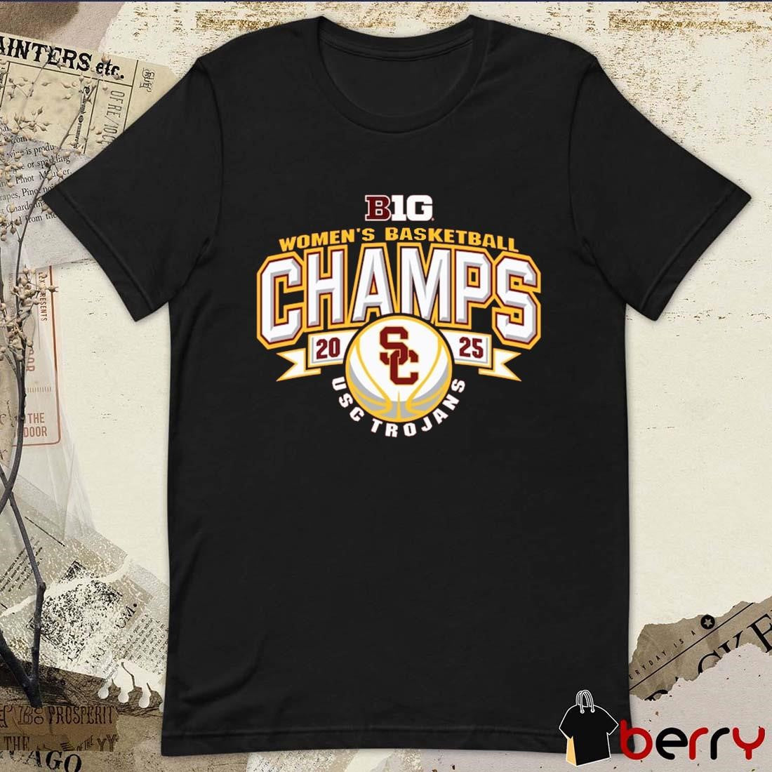 USC Trojans NCAA 2025 Women’s Regular Season Champions Big Ten Locker Room t-shirt