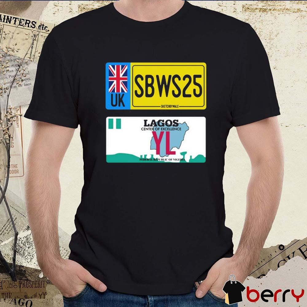 Uk Sbws25 Lagos Center Of Excellence Federal Republic Of Nigeria t-shirt