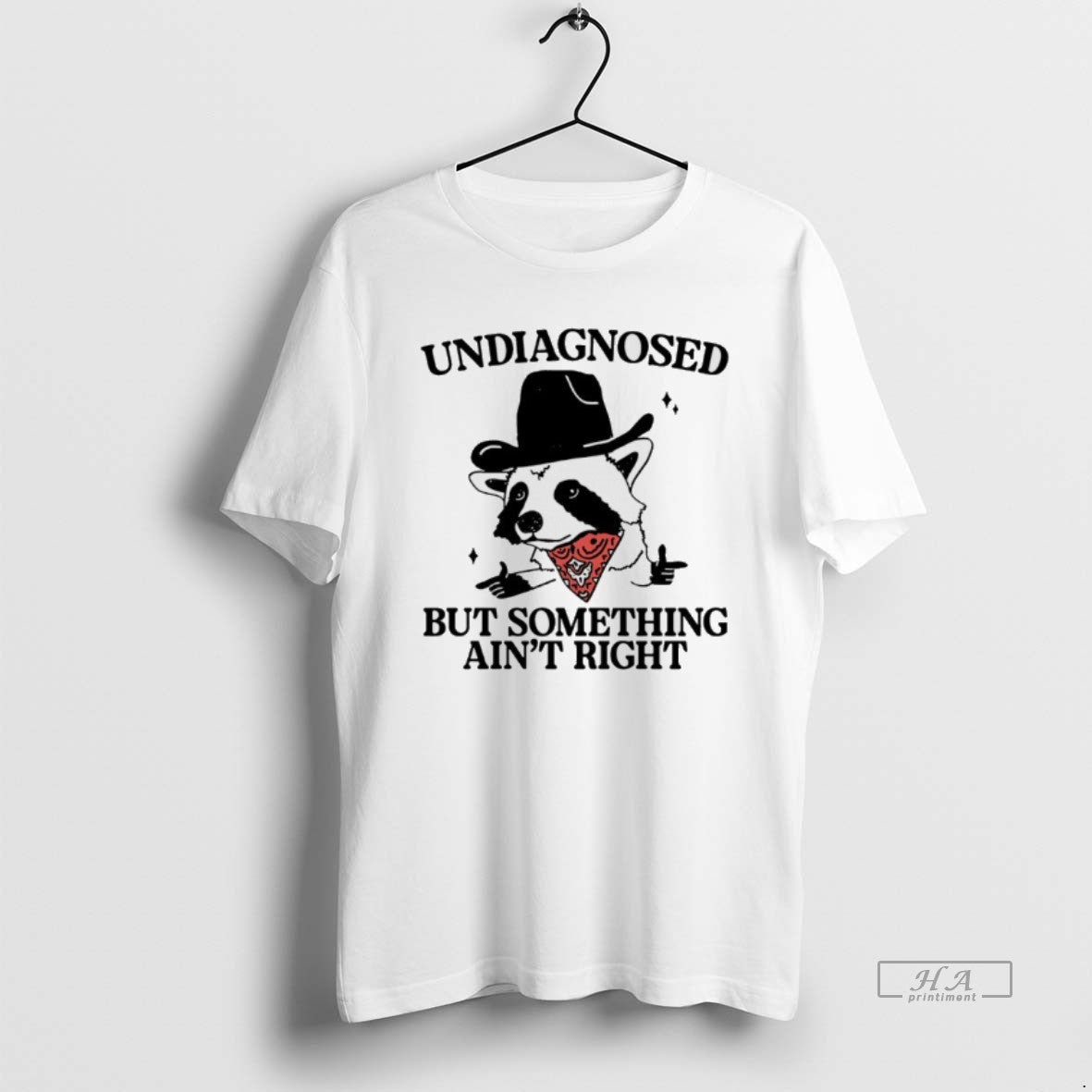 Official Undiagnosed But Something Aint Right Cowboy Raccoon
