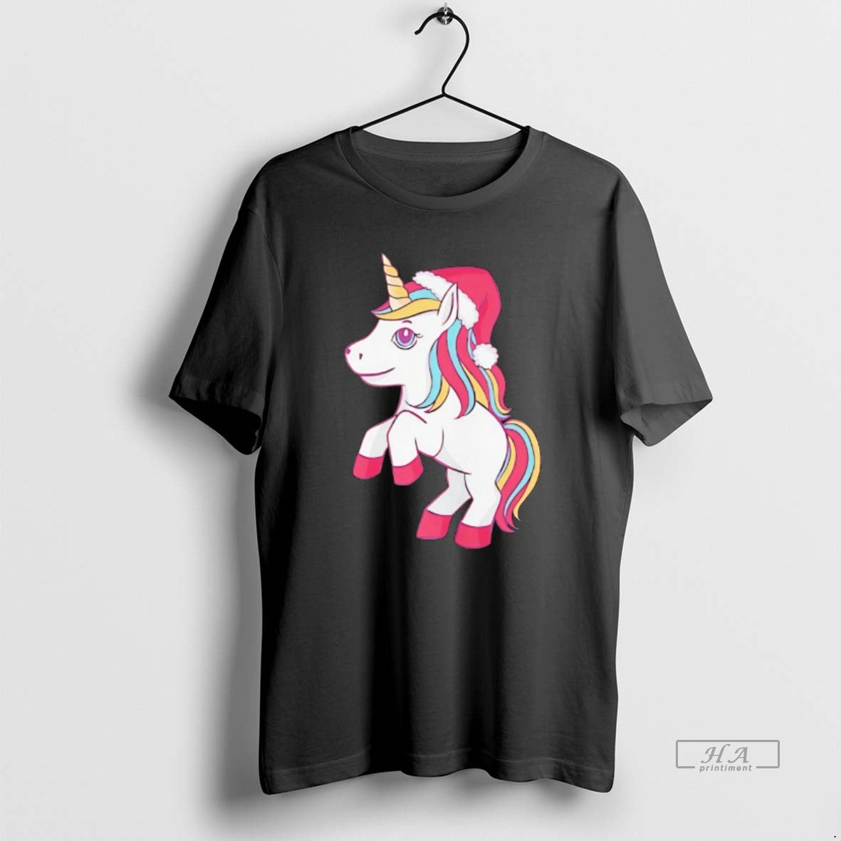 Official Unicorn Santa Hat Christmas Joy