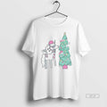 Official Unicorn Decorating Christmas Tree Holiday Magic White