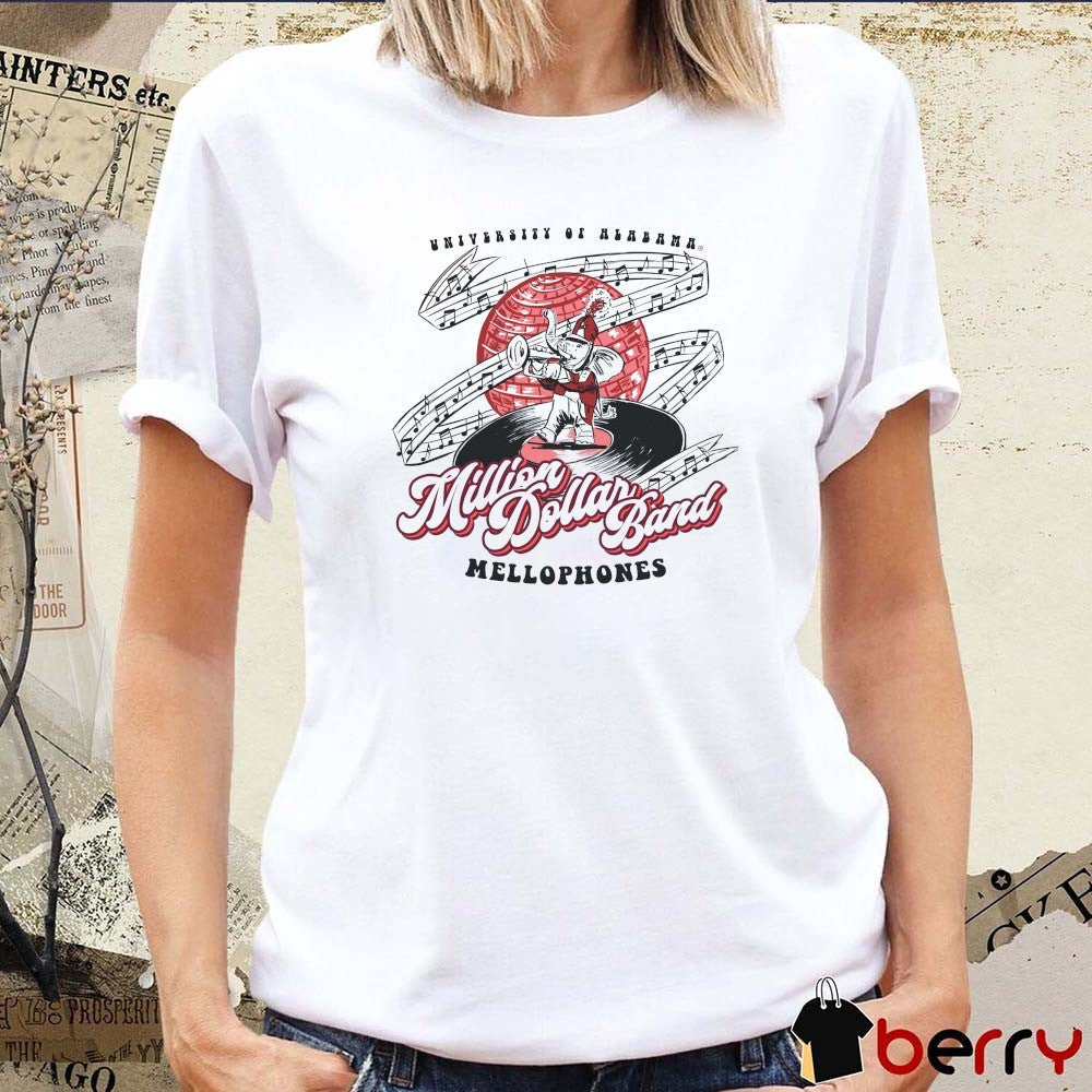 University of Alabama Million Dollar Band Mellophones 2025 t-shirt