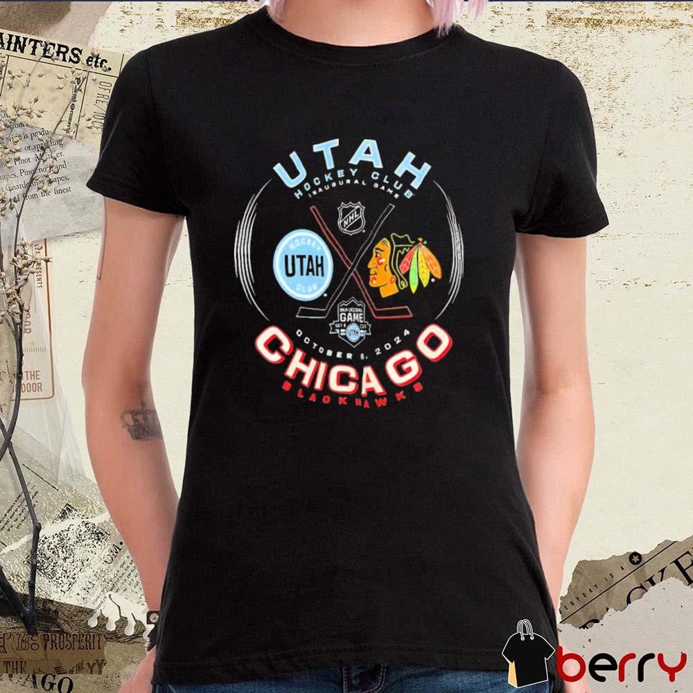 Utah Hockey Club Inaugural Game Chicago Blackhawks Oct 8 2024 t-shirt