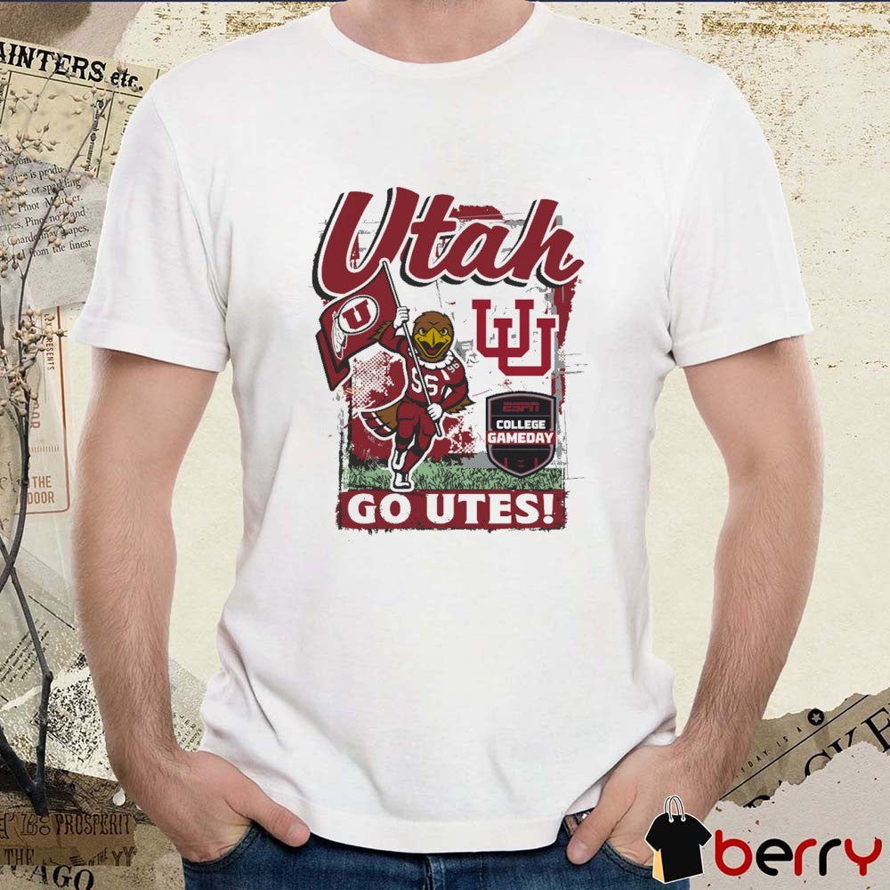 Utah Utes 2025 ESPN College GameDay Go Utes Mascot t-shirt