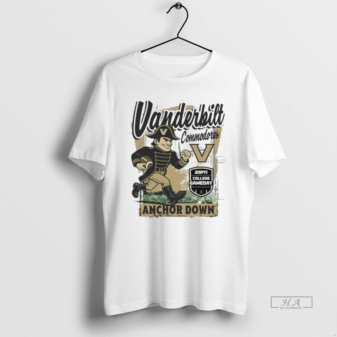 Official Vanderbilt Commodores 2025 College Gameday Anchor Down