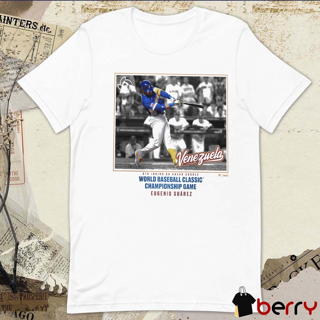 Venezuela Baseball Eugenio Suárez 2026 World Baseball Classic 9th Inning Go Ahead Double Go Ahead t-shirt