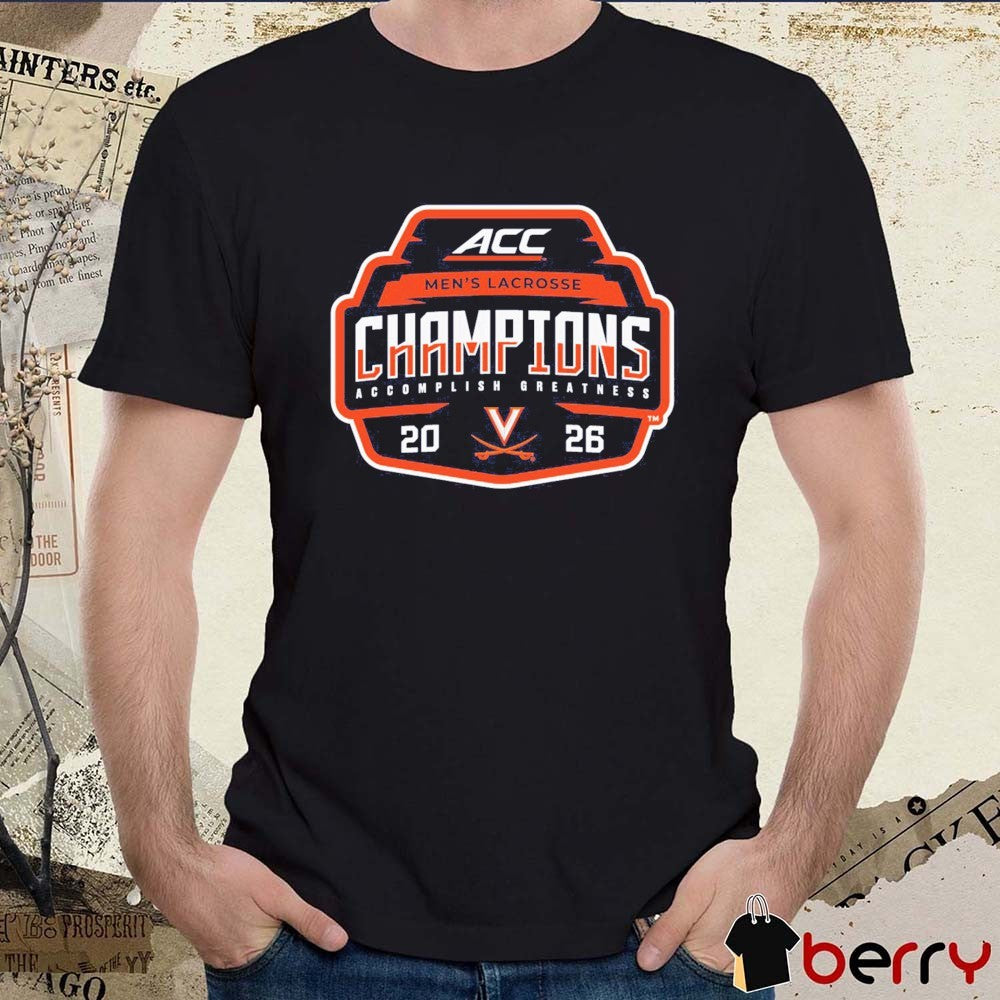 Virginia Cavaliers 2026 ACC Men’s Lacrosse Tournament Champions Locker Room t-shirt