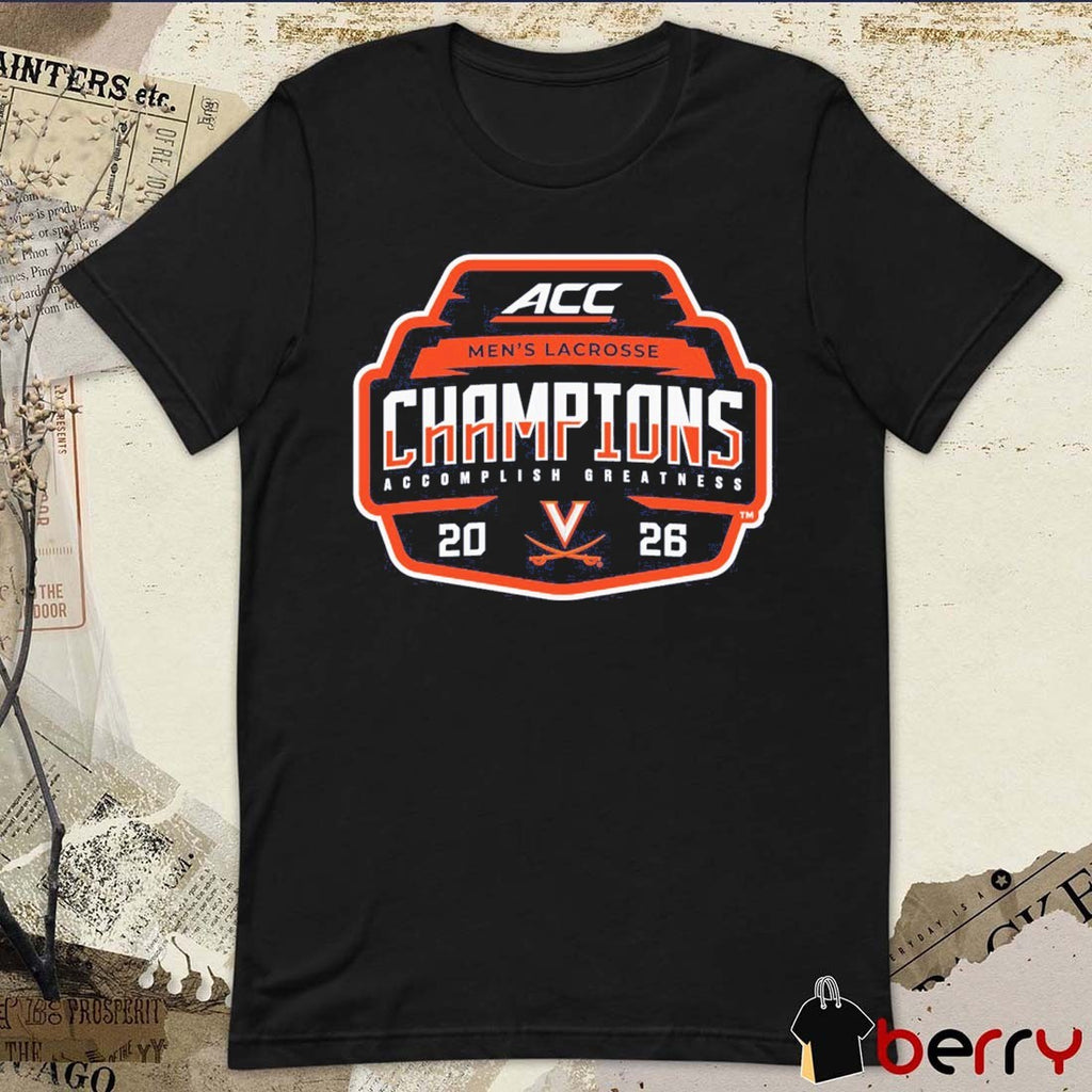 Virginia Cavaliers 2026 ACC Men’s Lacrosse Tournament Champions Locker Room t-shirt