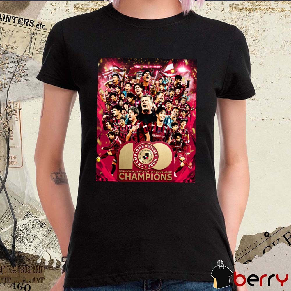 Vissel Kobe 2026 Meiji Yasuda J1 League 100 Year Vision League Champions Poster t-shirt