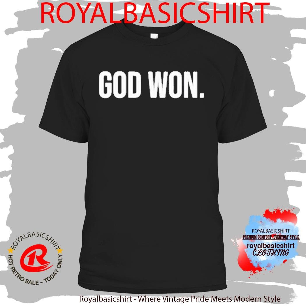 Vitor Belfort Wearing God Won Shirt