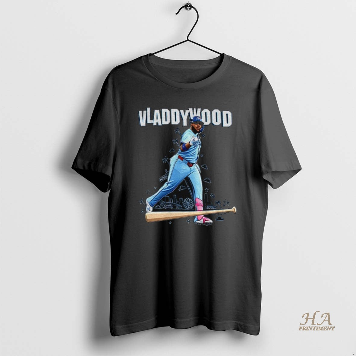Official Vladimir Guerrero Jr Toronto Blue Jays Baseball Vladdy Wood Mlb 2025 World Series