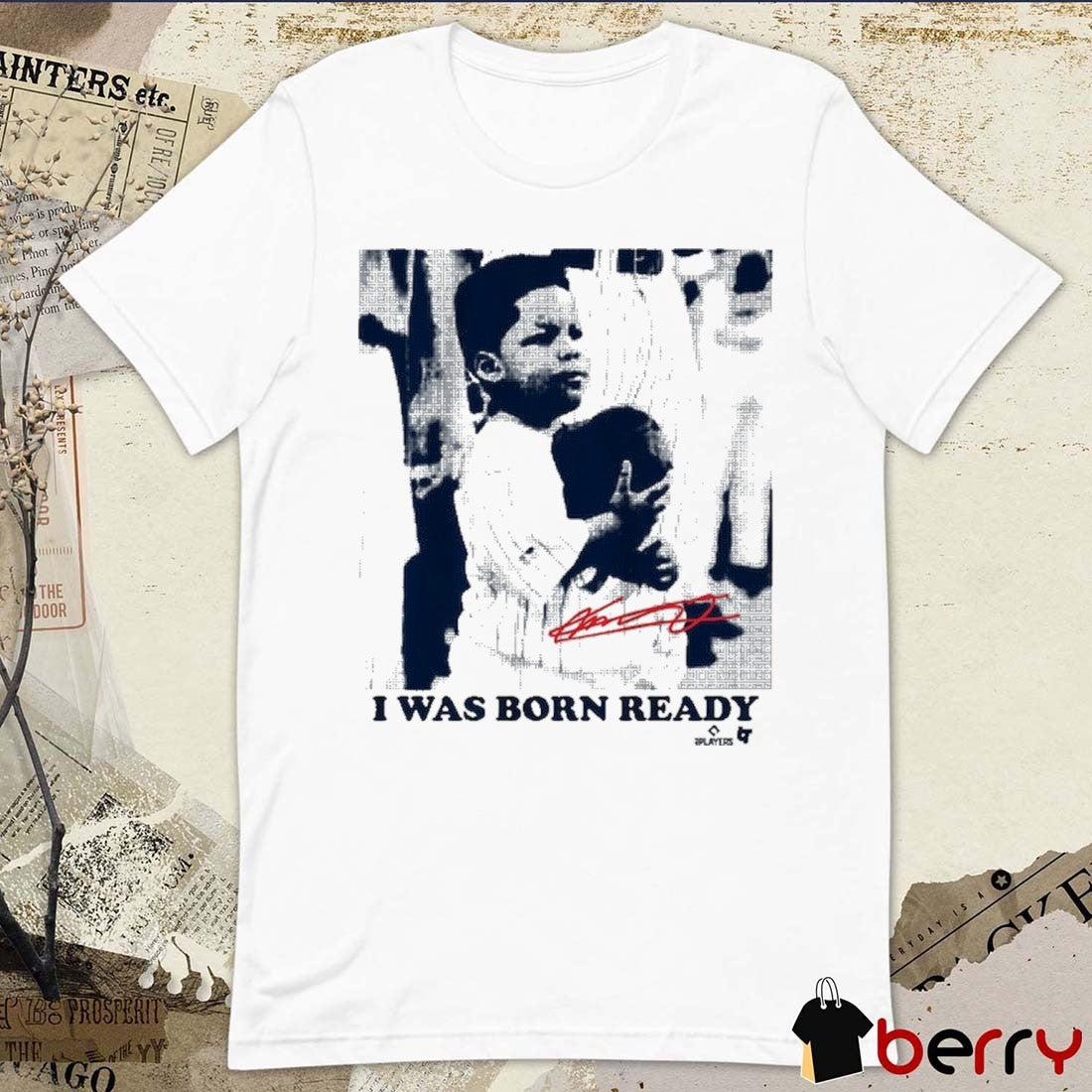 Vladimir Guerrero Jr. Toronto Blue Jays MLB I Was Born Ready Signature t-shirt