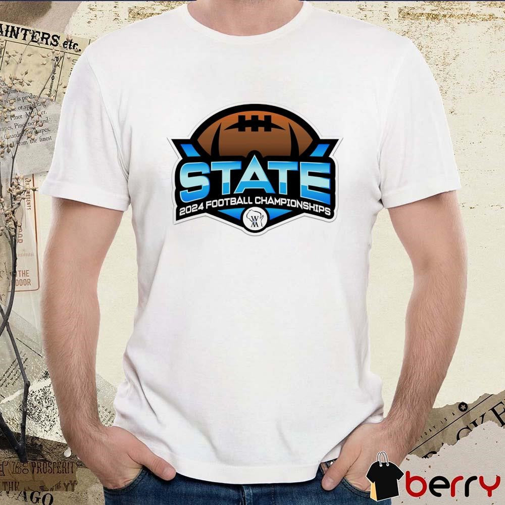 WIAA 2024 State Football Championships at Camp Randall Logo t-shirt