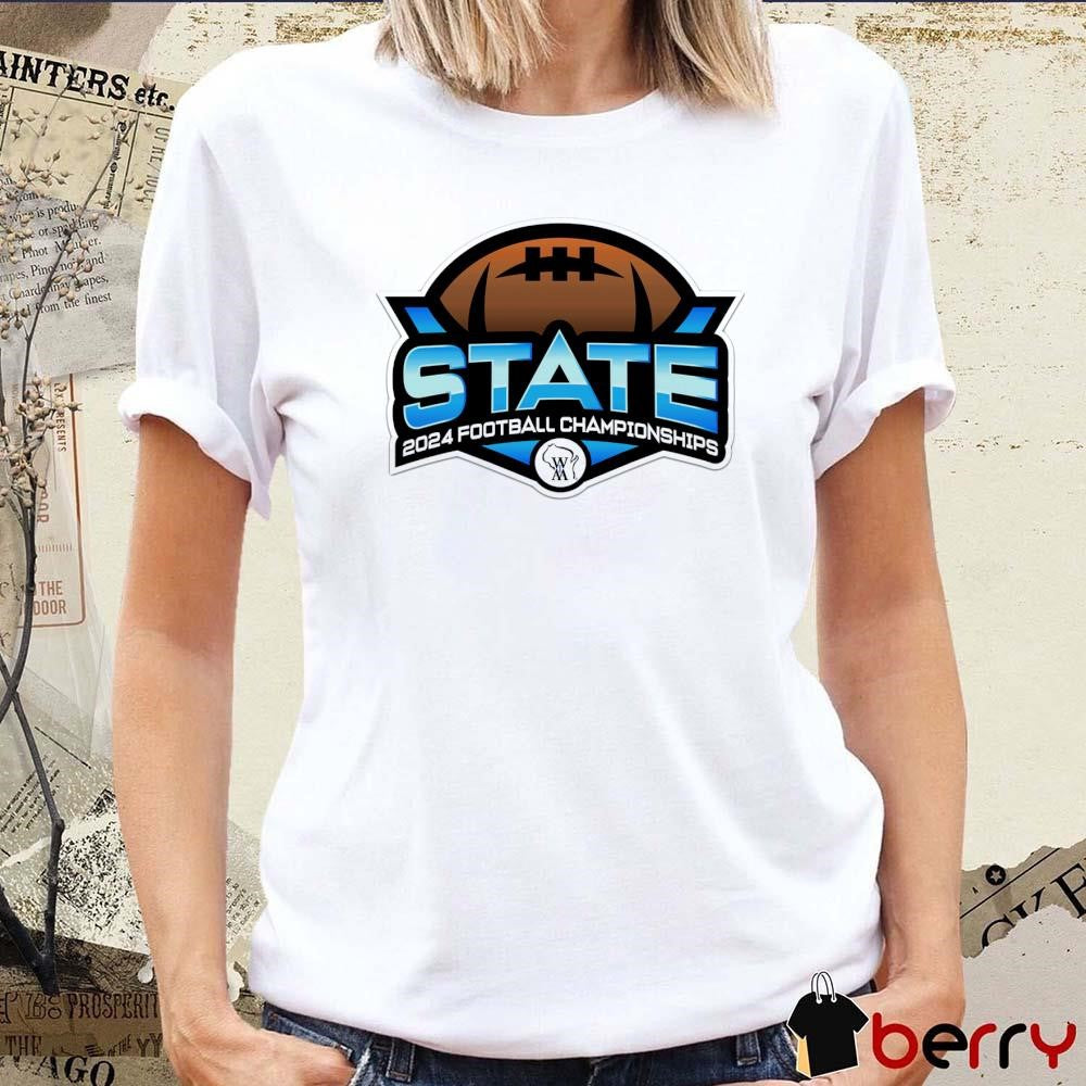 WIAA 2024 State Football Championships at Camp Randall Logo t-shirt