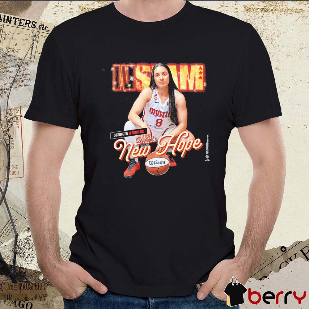 WSLAM Cover – Georgia Amoore DC’s New Hope Washington Mystics t-shirt