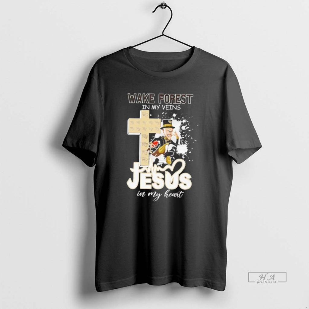 Official Wake Forest Demon Deacons In My Veins Jesus In My Heart