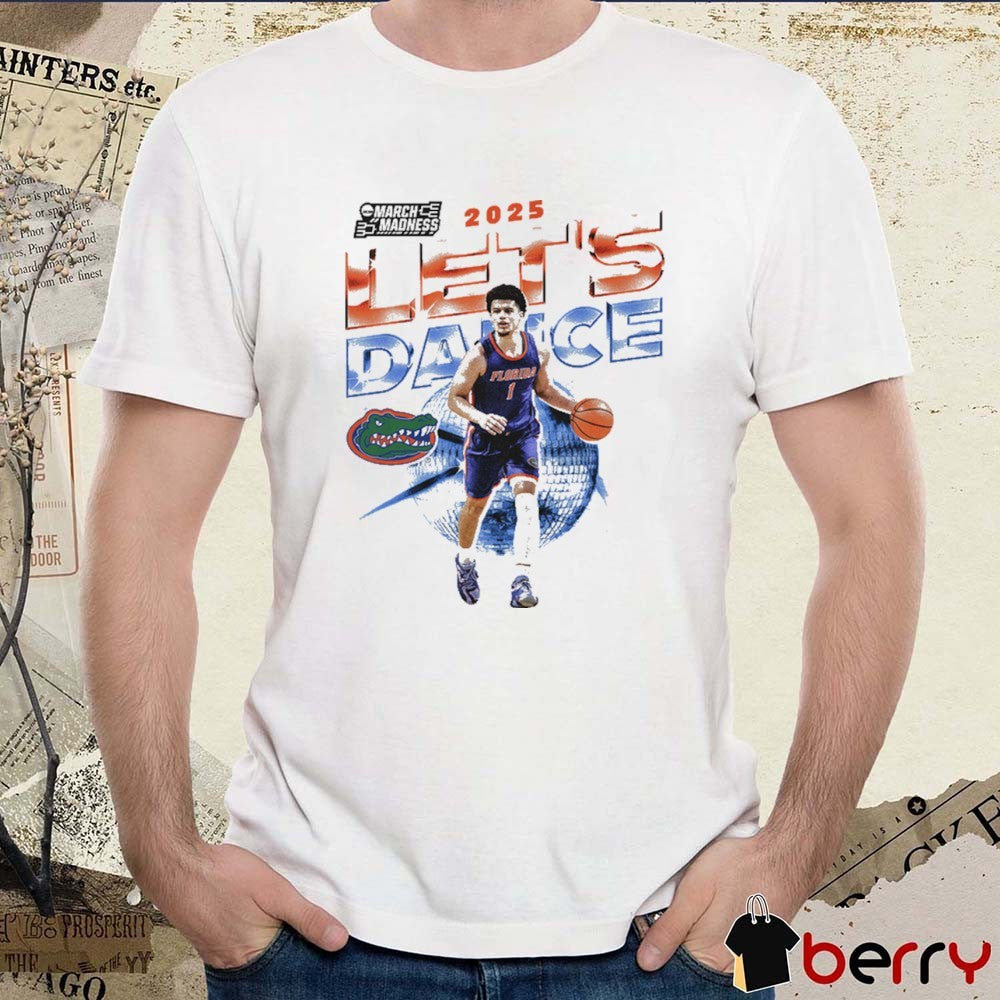 Walter Clayton Jr. Florida Gators Basketball Let’s Dance 2025 NCAA March Madness t-shirt