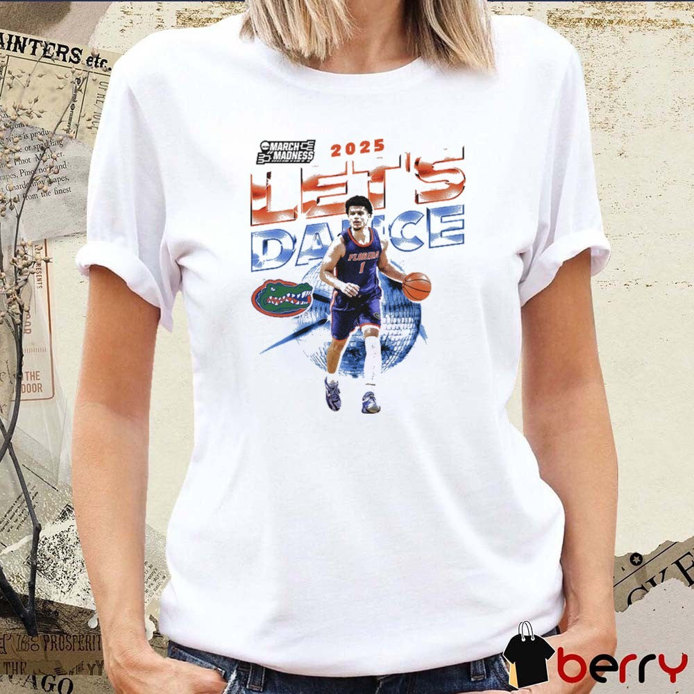 Walter Clayton Jr. Florida Gators Basketball Let’s Dance 2025 NCAA March Madness t-shirt