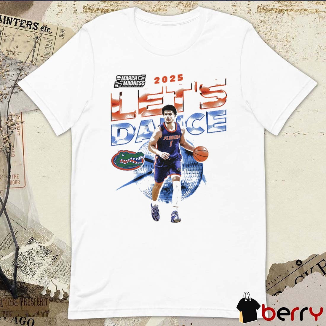 Walter Clayton Jr. Florida Gators Basketball Let’s Dance 2025 NCAA March Madness t-shirt