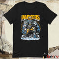 Warren Lotas x Green Bay Packers Skeleton NFL Football t-shirt