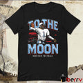 Warren Moon #1 Houston Football To The Moon Signature Vintage t-shirt