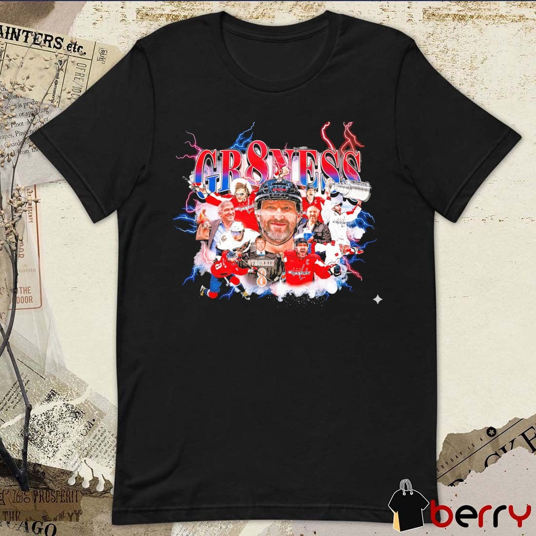 Washington Capitals hockey GR8NESS Alex Ovechkin 2026 t-shirt