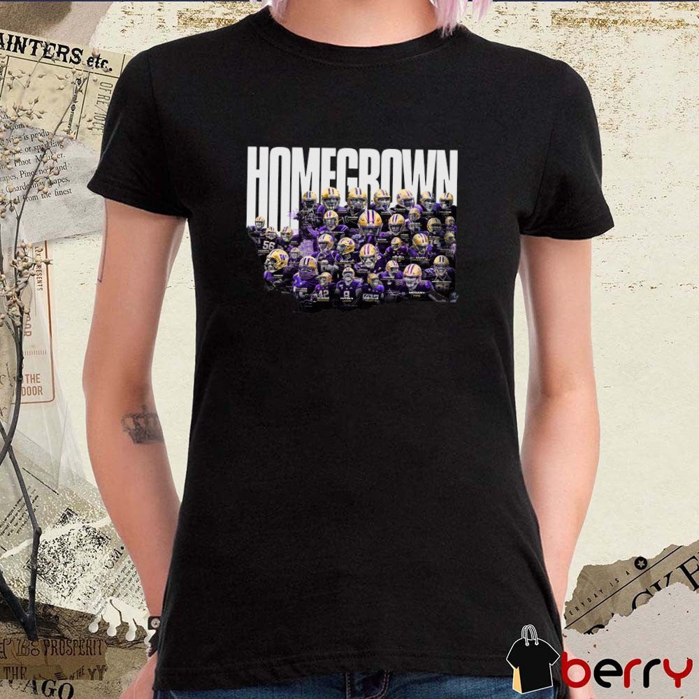 Washington Huskies Football Homegrown Say Who Project Players 2025 t-shirt