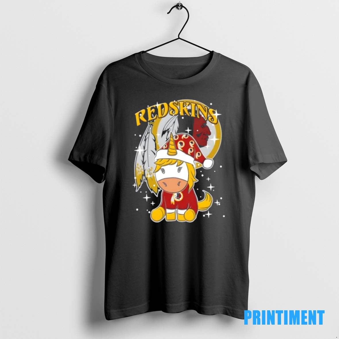 Official Washington Redskins Football X Unicorn Merry Christmas Tee Sweater