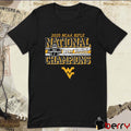 West Virginia Mountaineers University 2025 NCAA Rifle National Champions New t-shirt