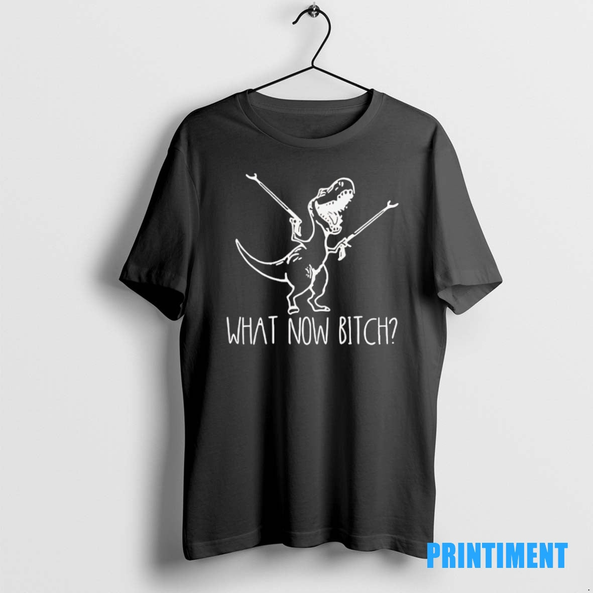 Official What Now Bitch T Rex Tee Sweater