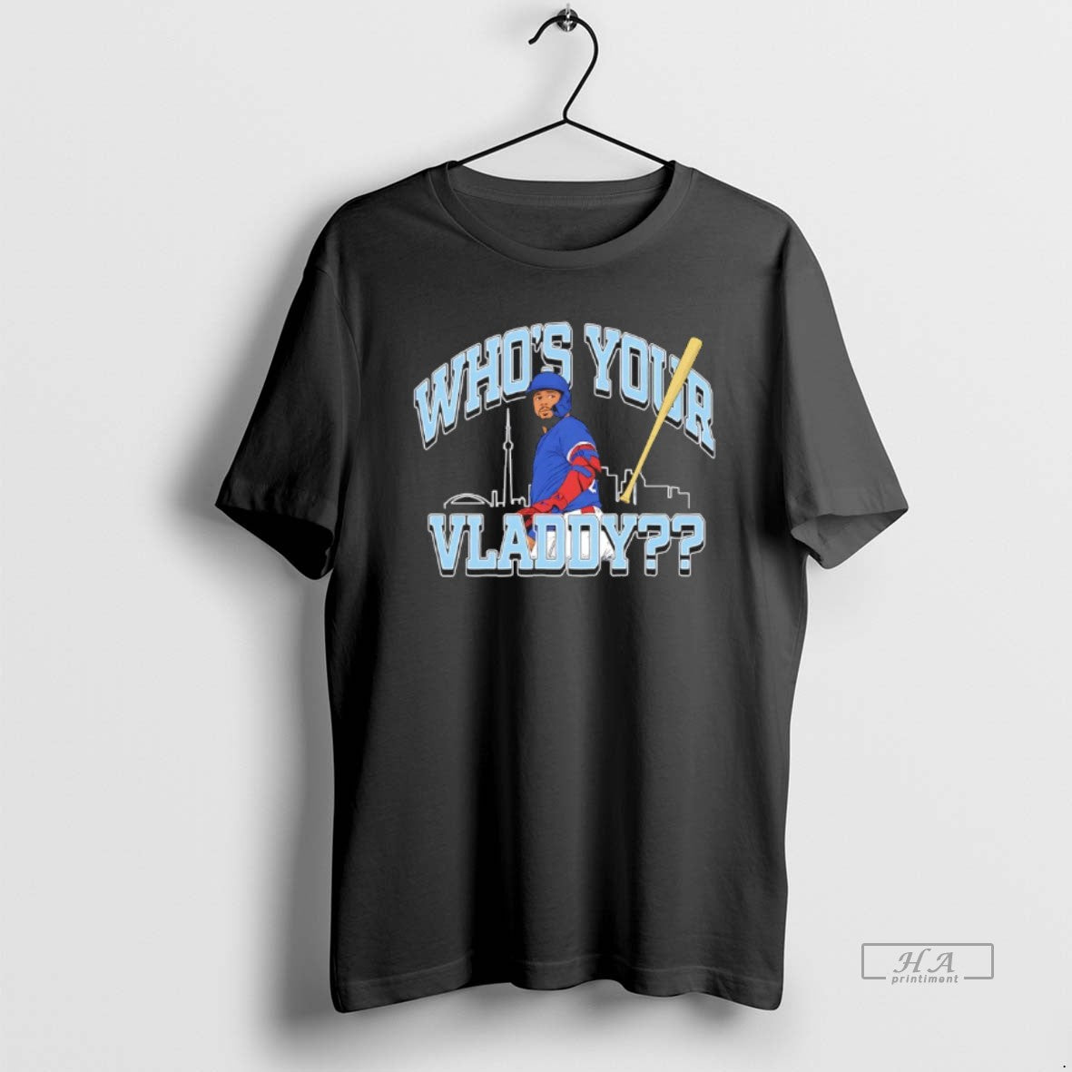 Official Whos Your Vladdy Toronto Baseball City Skyline