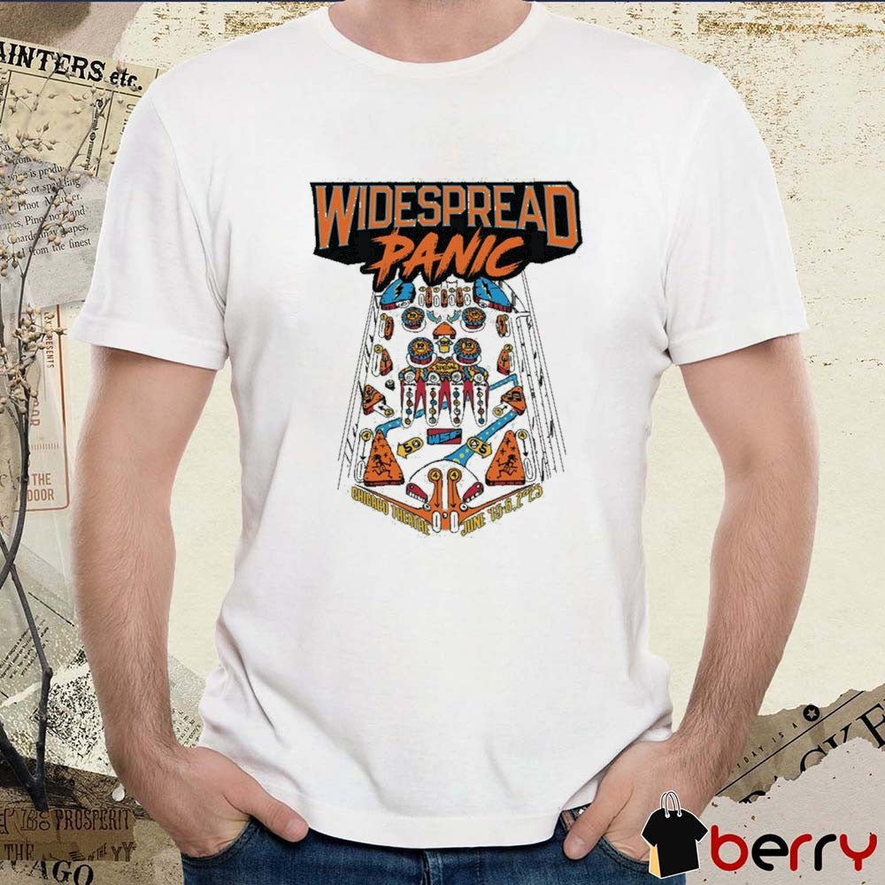 Widespread Panic Chicago Theatre Chicago IL On June 4 – 6 2025 Tour t-shirt
